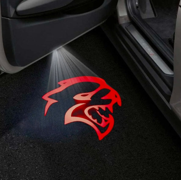 Dodge Challenger 3rd Gen Premium Door Puddle Lights Multiple Designs 2008-2023