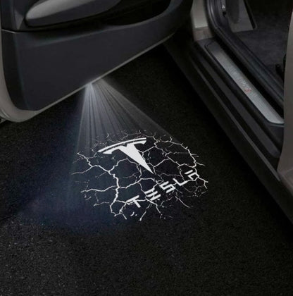 Tesla Model Y Premium Door Puddle Lights Multiple Designs 2020–2026