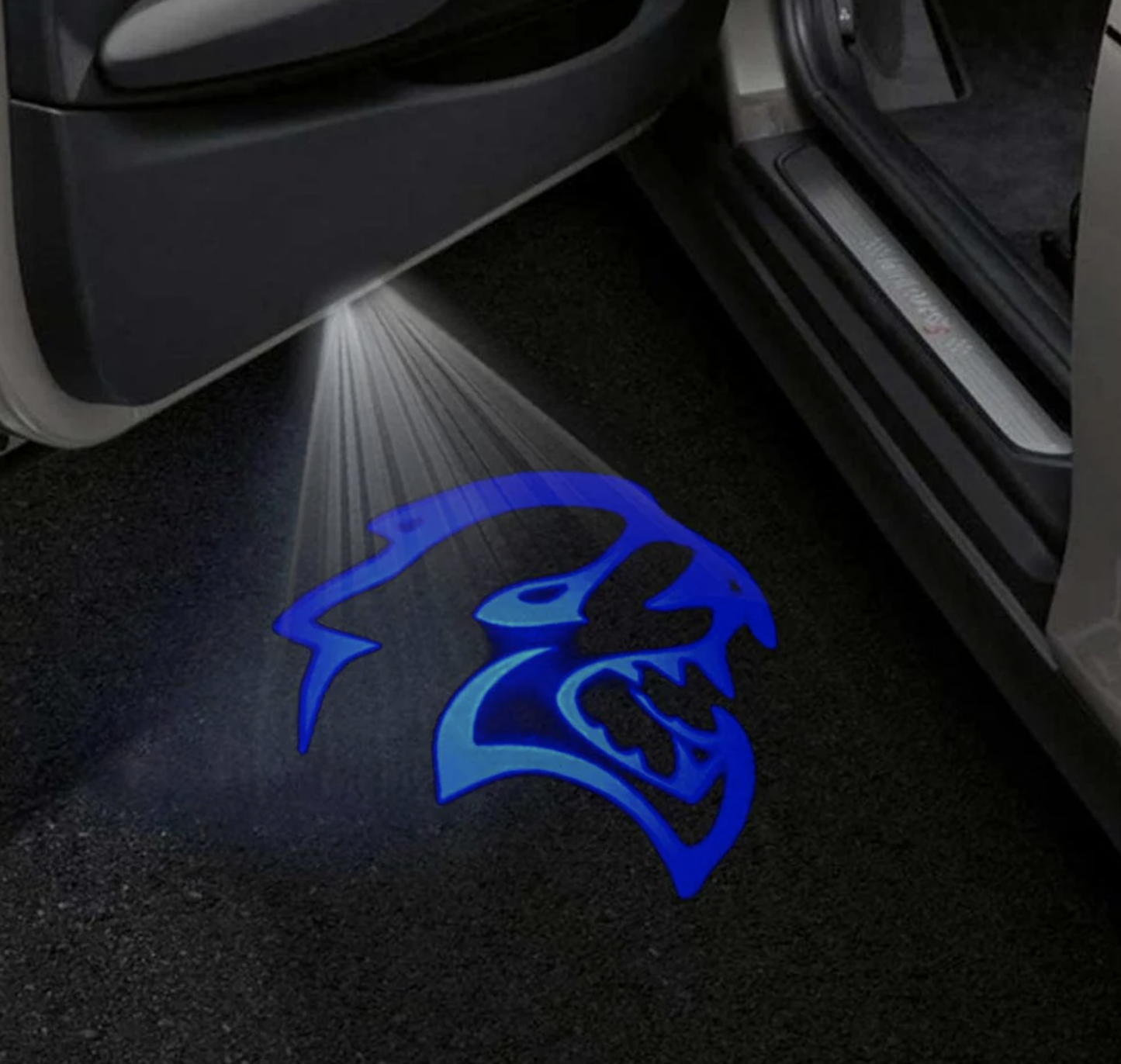 Dodge Challenger 3rd Gen Premium Door Puddle Lights Multiple Designs 2008-2023