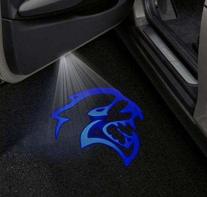 Dodge Challenger 3rd Gen Premium Door Puddle Lights Multiple Designs 2008-2023