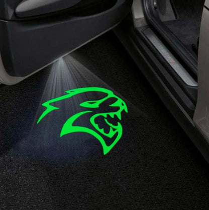 Dodge Challenger 3rd Gen Premium Door Puddle Lights Multiple Designs 2008-2023