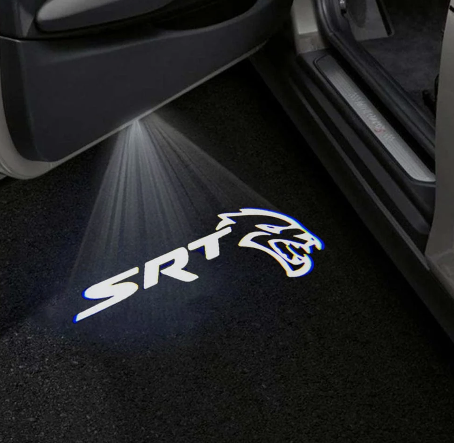 Dodge Challenger 3rd Gen Premium Door Puddle Lights Multiple Designs 2008-2023