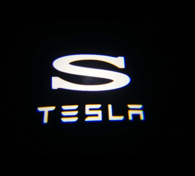 Tesla Model S Premium Door Puddle Lights Multiple Designs 2014–2019