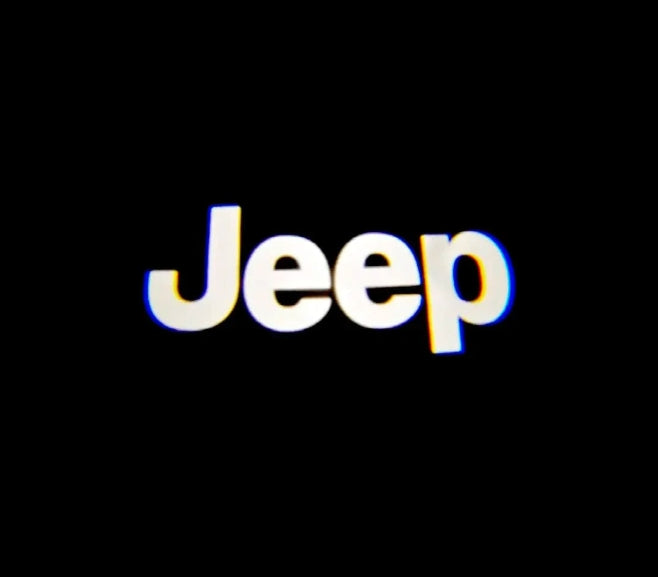 Jeep Cherokee Overland Premium Side Wing Mirror Puddle Lights Multiple Designs 2016-2020