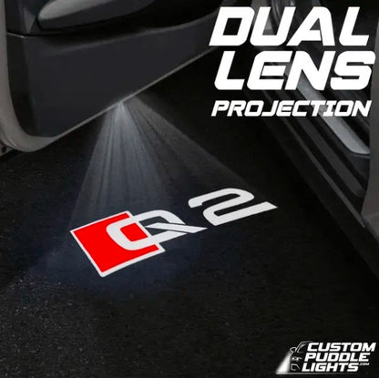 Audi Q2 Dynamic Dual Lens Premium Door Puddle Lights Multiple Designs 2017-2026