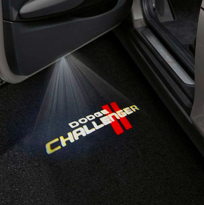 Dodge Challenger 3rd Gen Premium Door Puddle Lights Multiple Designs 2008-2023