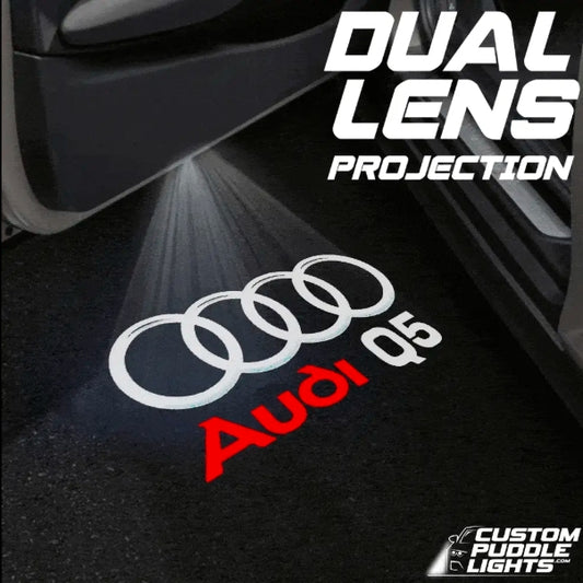 Audi e-tron Q5 Dynamic Dual Lens Premium Door Puddle Lights Multiple Designs 2022-2026