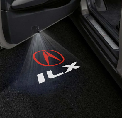 Acura ILX Door Stick On Puddle Lights Multiple Designs 2013–2022
