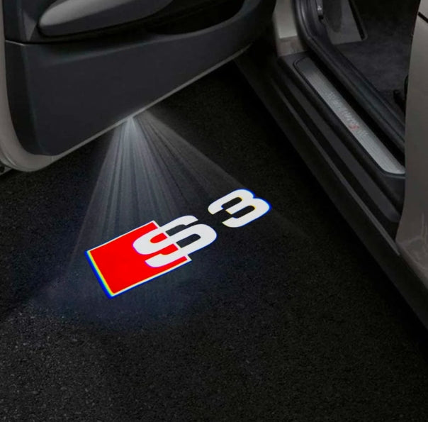 Audi S3 / RS3 Premium Door Puddle Lights Multiple Designs 1999 - 2026