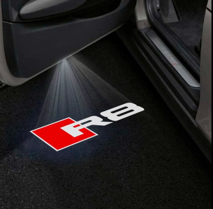 Audi R8 Premium Door Puddle Lights Multiple Designs 2007-2024