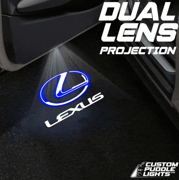 Lexus GS 4th Gen Dynamic Dual Lens Premium Door Puddle Lights Multiple Designs 2012-2020