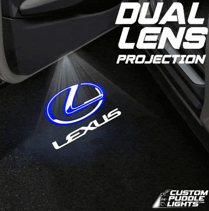 Lexus GS 4th Gen Dynamic Dual Lens Premium Door Puddle Lights Multiple Designs 2012-2020