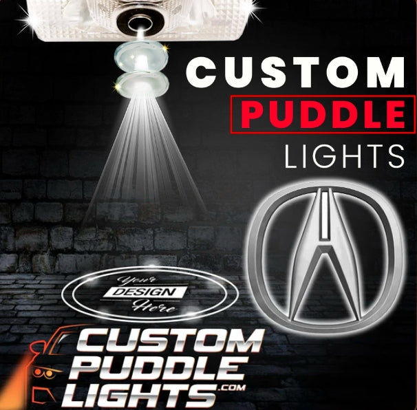 Custom LED Courtesy Door Projector Puddle Lights for Acura