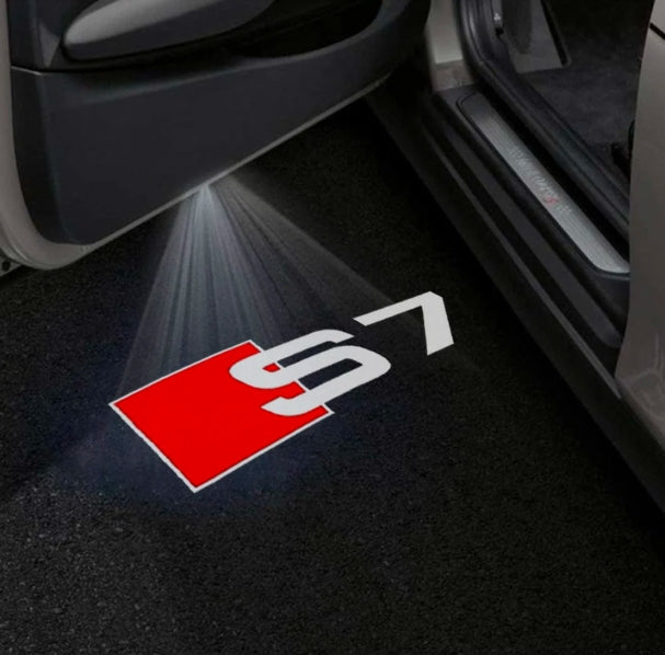 Audi S7 Premium Door Puddle Lights Multiple Designs 2012-2026