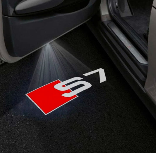 Audi S7 Premium Door Puddle Lights Multiple Designs 2012-2026
