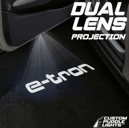 Audi e-tron GT Dynamic Dual Lens Premium Door Puddle Lights Multiple Designs 2020-2026