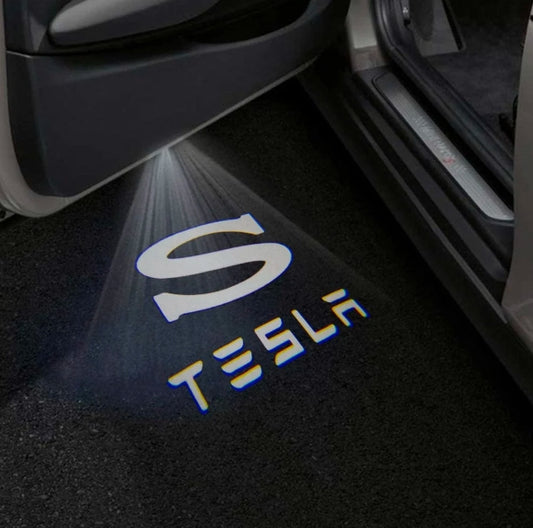 Tesla Model S Premium Door Puddle Lights Multiple Designs 2021-2026