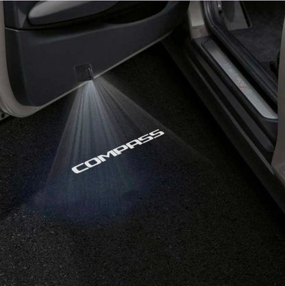 Jeep Compass Door Stick On Puddle Lights Multiple Designs 2007-2026