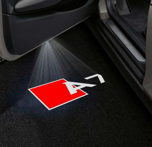 Audi A7 Premium Door Puddle Lights Multiple Designs 2010-2026