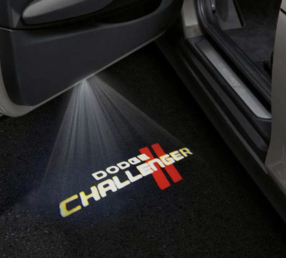 Dodge Challenger 3rd Gen Premium Door Puddle Lights Multiple Designs 2008-2023
