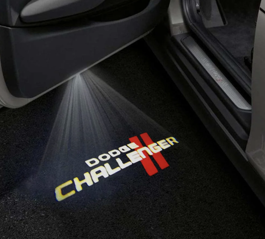 Dodge Challenger 3rd Gen Premium Door Puddle Lights Multiple Designs 2008-2023