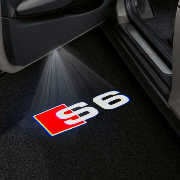 Audi S6 Premium Door Puddle Lights Multiple Designs 1999 - 2026
