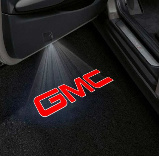 GMC Acadia Door Stick On Puddle Lights Multiple Designs 2007-2023
