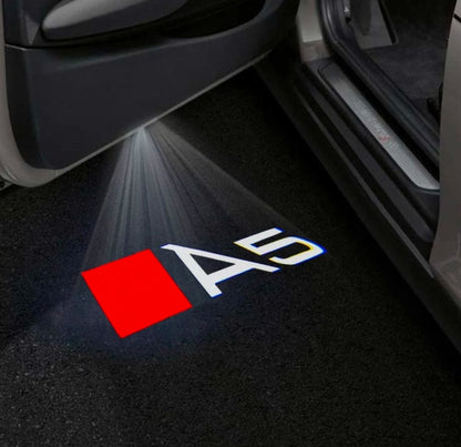 Audi A5 Premium Door Puddle Lights Multiple Designs 2007 - 2026