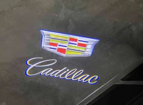 LED Car Door Lights Logo Projector for Cadillac