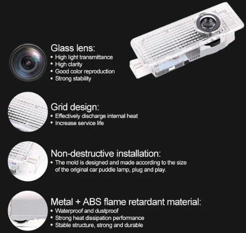 Mercedes-Benz Compatible Car Door Welcome Lights