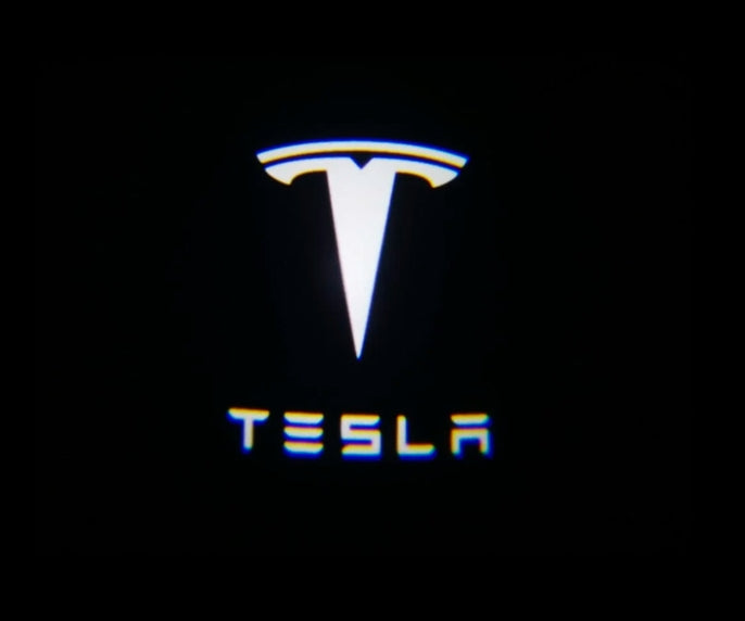 Tesla Model S Premium Door Puddle Lights Multiple Designs 2014–2019