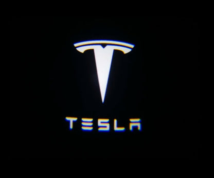 Tesla Model S Premium Door Puddle Lights Multiple Designs 2014–2019
