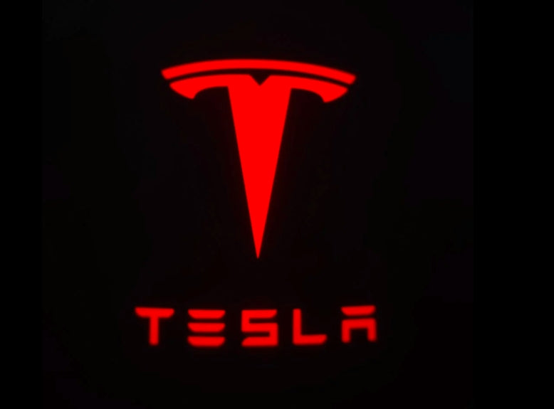 Tesla Model S Premium Door Puddle Lights Multiple Designs 2014–2019