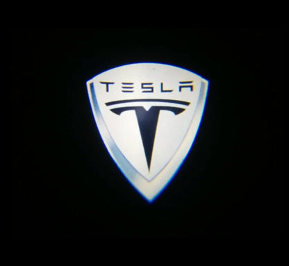 Tesla Model S Premium Door Puddle Lights Multiple Designs 2014–2019