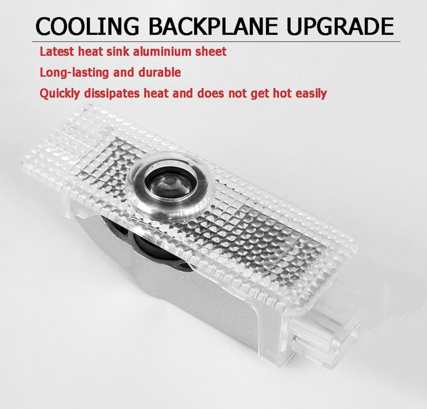 M LED Car Door Puddle Lights, Power Performance Welcome Light Compatible with 3 4 5 7 X1 X4 X5 E70 E71 E72 F30 Series Easy Plug & Play (2PCS)