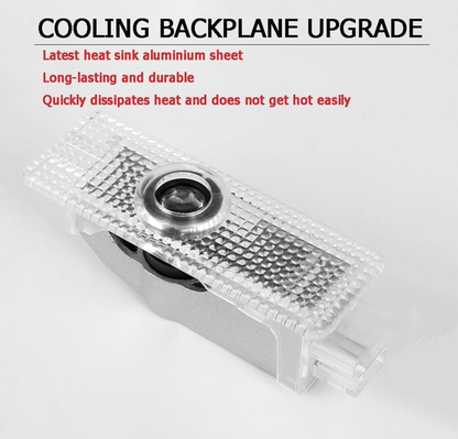 M LED Car Door Puddle Lights, Power Performance Welcome Light Compatible with 3 4 5 7 X1 X4 X5 E70 E71 E72 F30 Series Easy Plug & Play (2PCS)