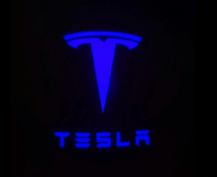 Tesla Model S Premium Door Puddle Lights Multiple Designs 2014–2019