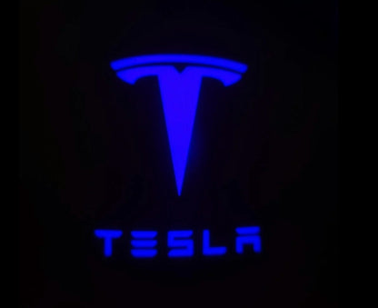 Tesla Model S Premium Door Puddle Lights Multiple Designs 2014–2019