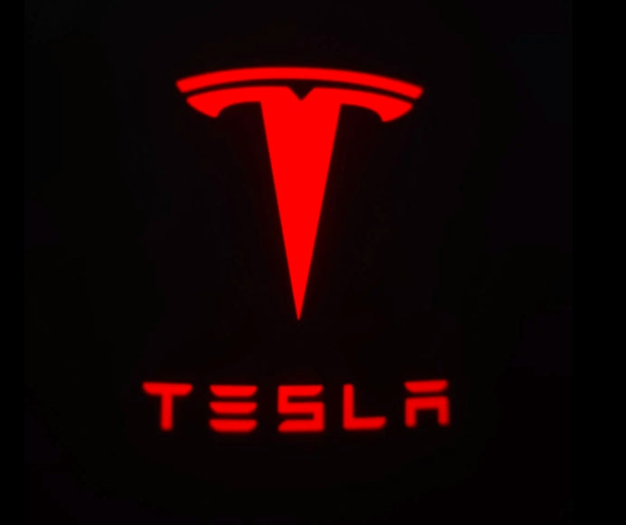 Tesla Model 3 Dynamic Dual Lens Premium Door Puddle Lights Multiple Designs 2017-2023
