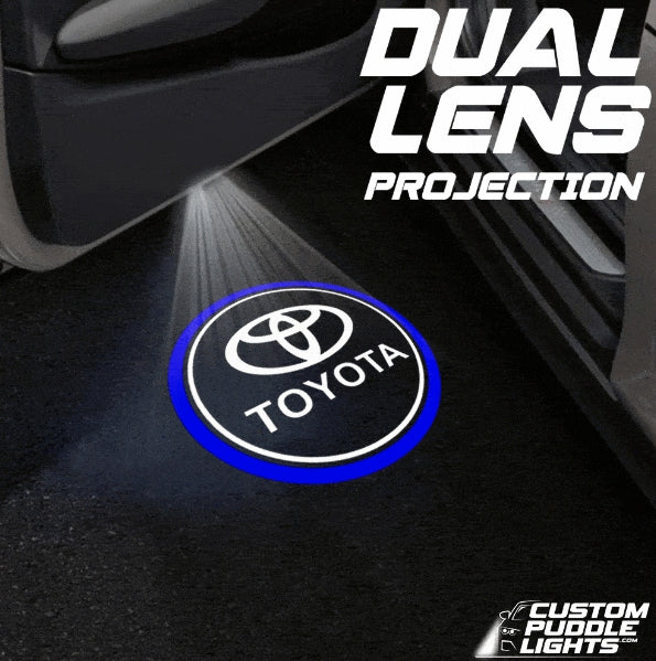 Toyota Highlander Dynamic Dual Lens Premium Door Puddle Lights Multiple Designs 2007-2026