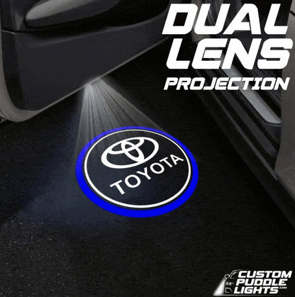 Toyota Highlander Dynamic Dual Lens Premium Door Puddle Lights Multiple Designs 2007-2026