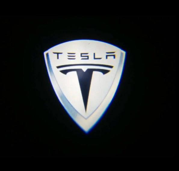 Tesla Model 3 Dynamic Dual Lens Premium Door Puddle Lights Multiple Designs 2017-2023