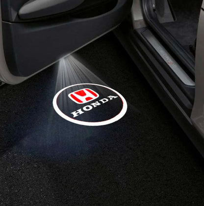 Honda Civic 7th/10th/11th Gen Door Stick On Puddle Lights Multiple Designs 2001–2026