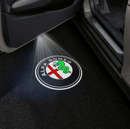 Alfa Romeo Stelvio 949 Premium Door Puddle Lights Multiple Designs 2016-2026