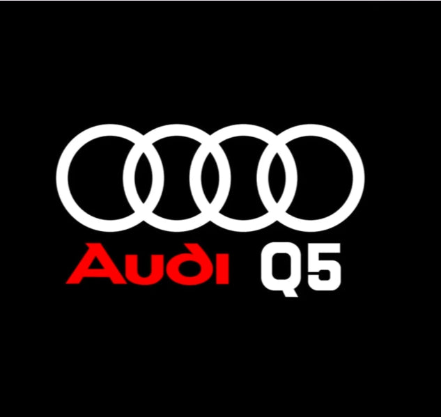 Audi Q5 Dynamic Dual Lens Premium Door Puddle Lights Multiple Designs 2008-2026
