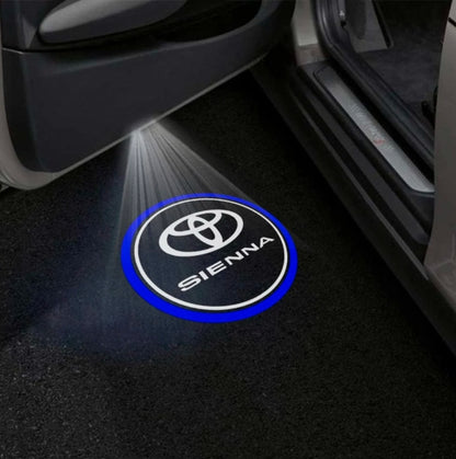 Toyota Sienna 3rd/4th Gen Premium Door Puddle Lights Multiple Designs 2011-2026
