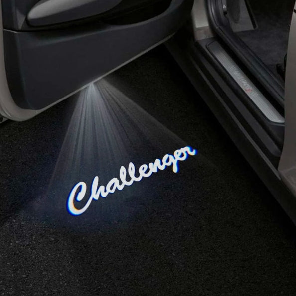 Dodge Challenger 3rd Gen Premium Door Puddle Lights Multiple Designs 2008-2023