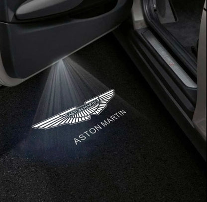 Aston Martin Vanquish Door Stick On Puddle Lights Multiple Designs 2001-2007