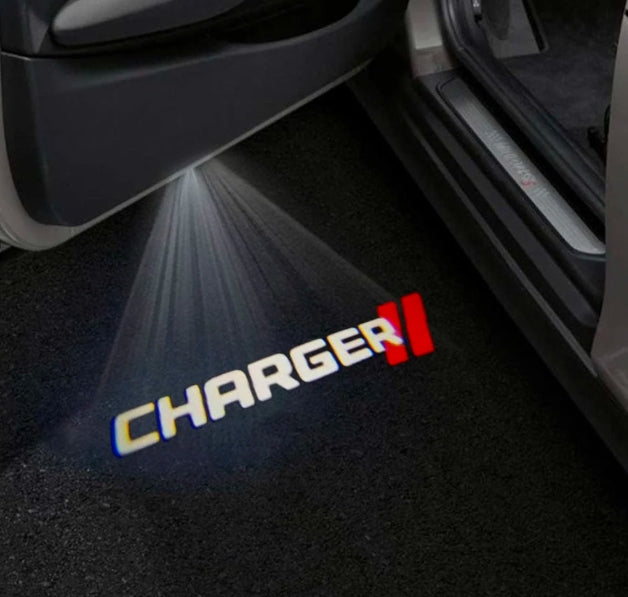 Dodge Charger 6th/7th/8th Gen Premium Door Puddle Lights Multiple Designs 2006-2024