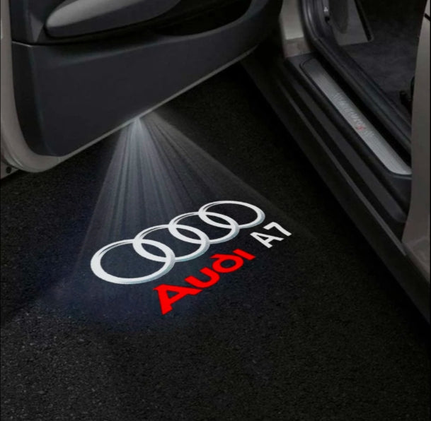 Audi A7 Premium Door Puddle Lights Multiple Designs 2010-2026